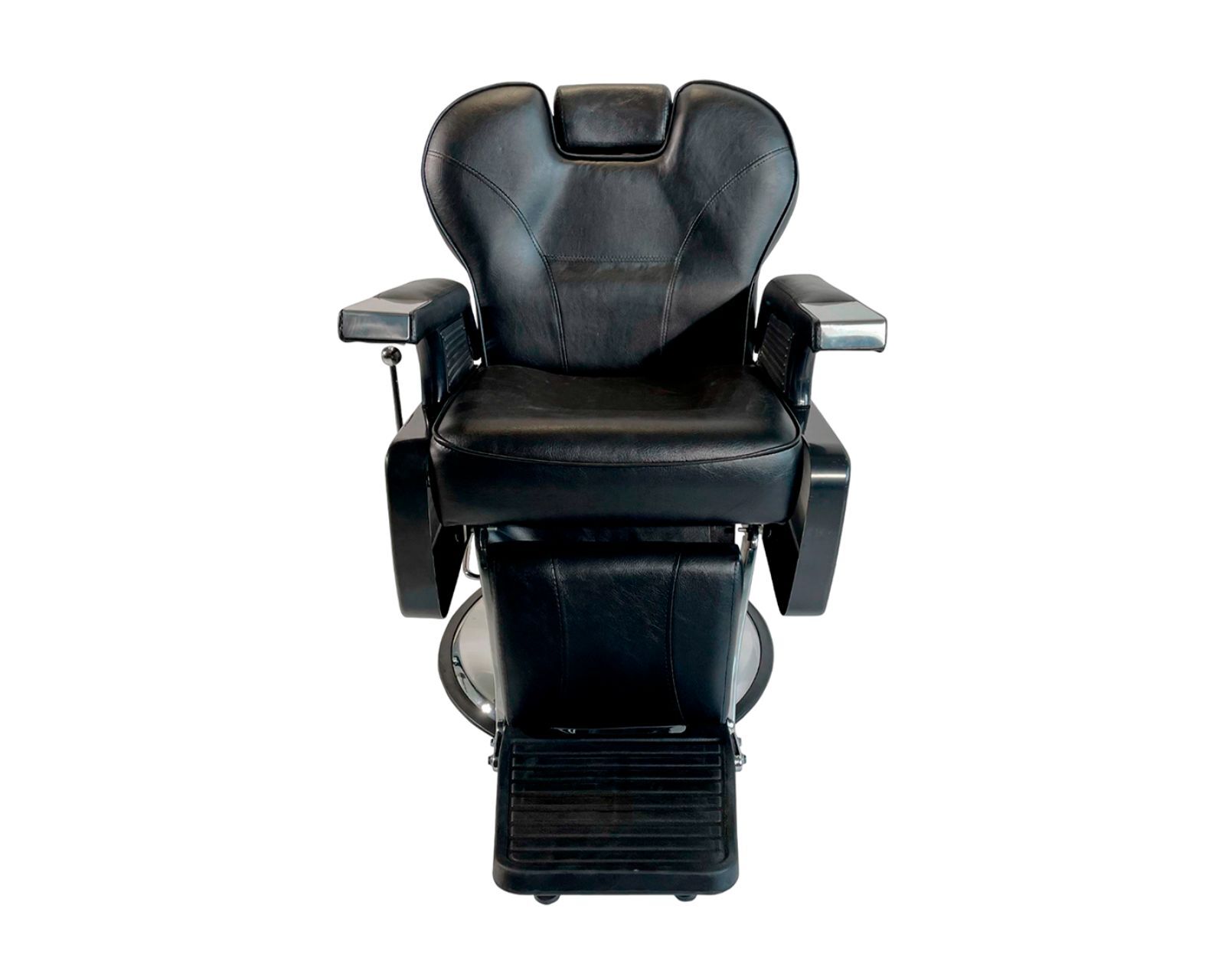 Foto 2 pulgar | Silla de Barbero Bluelander Cuero Sintético Reforzado con Ajuste de Altura