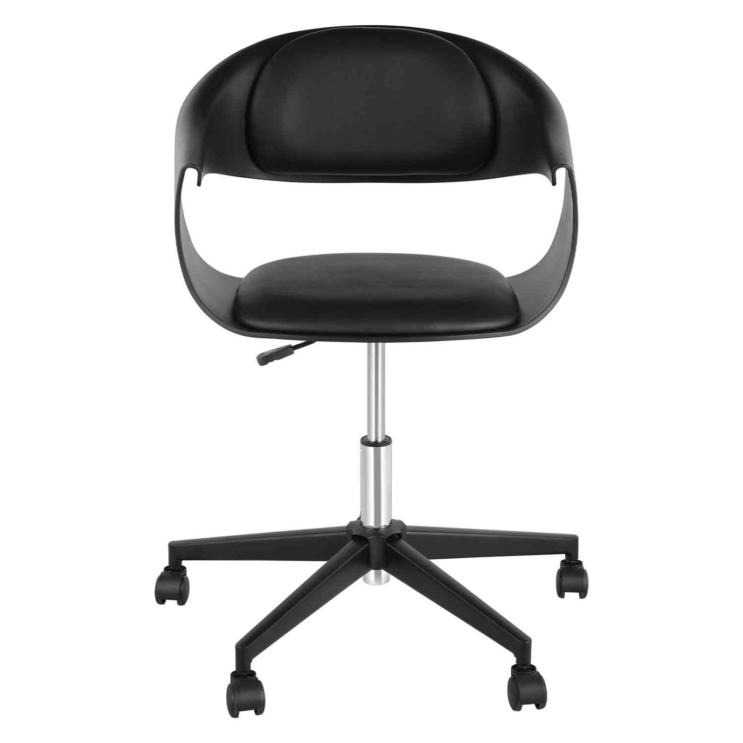 Foto 7 | Silla Giratoria para Estética 5 Llantas Negra