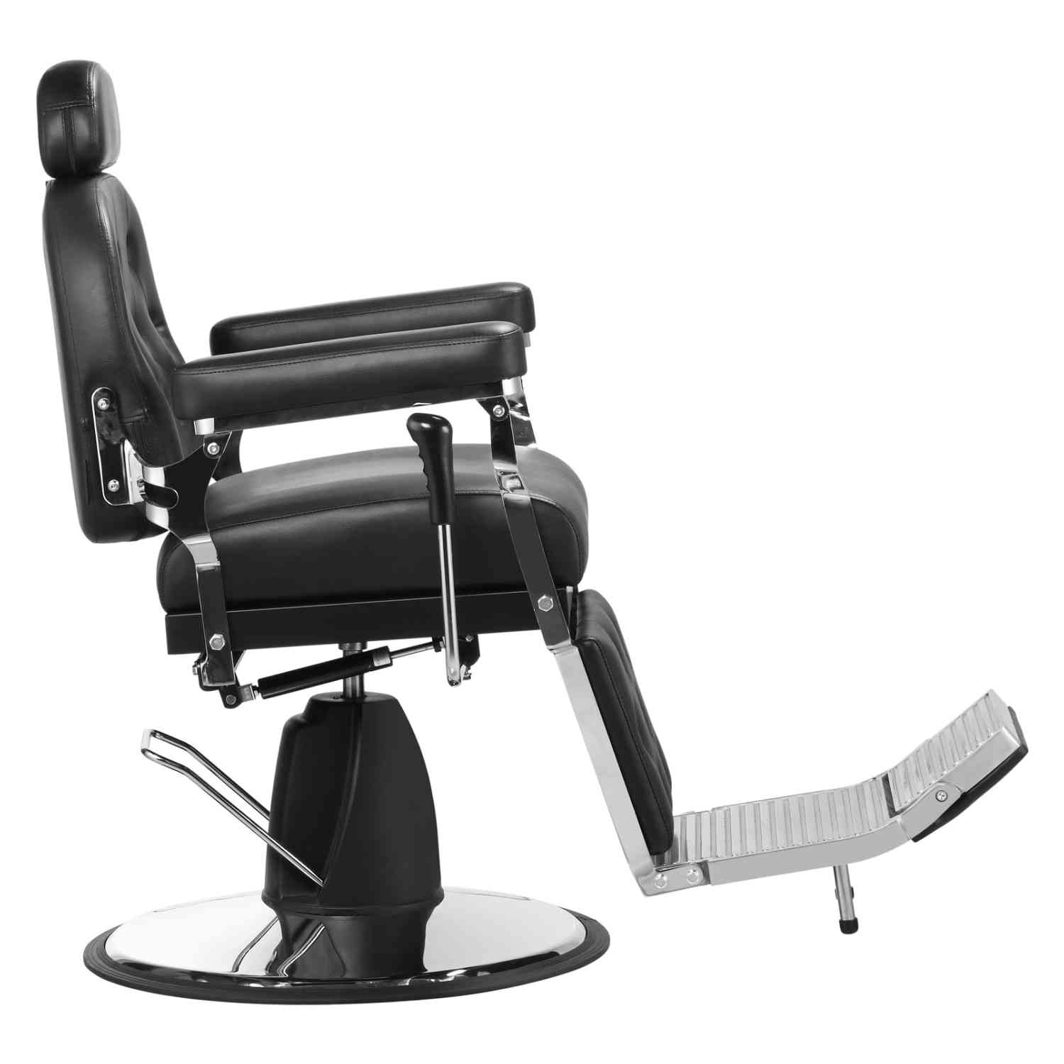 Foto 3 pulgar | Sillón Neumática para Barberia Respaldo Ajustable Negro