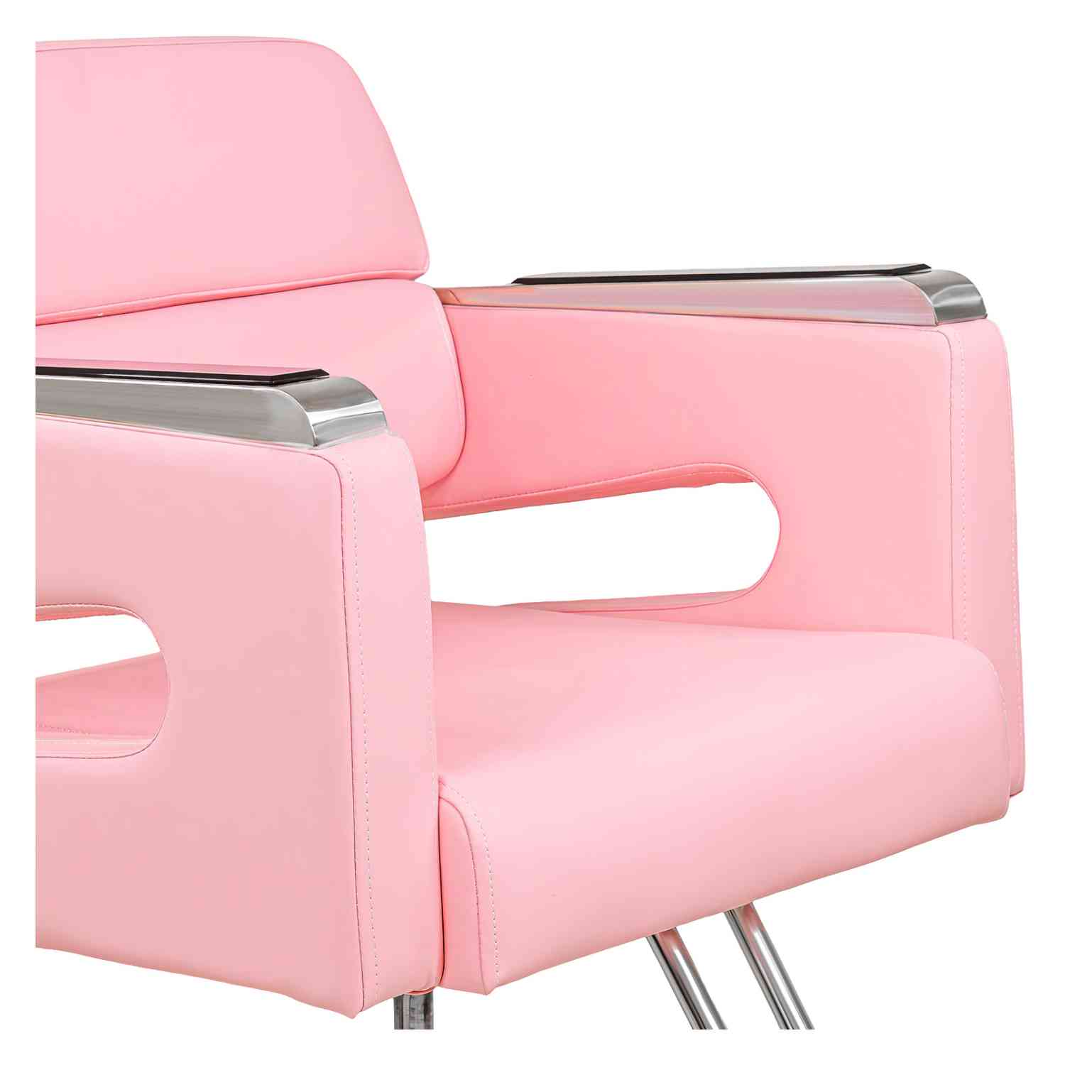 Foto 2 | Silla de Barbero Nanofort color Rosa Ajustable