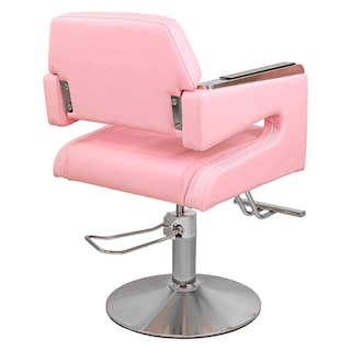 Foto 3 | Silla de Barbero Nanofort color Rosa Ajustable