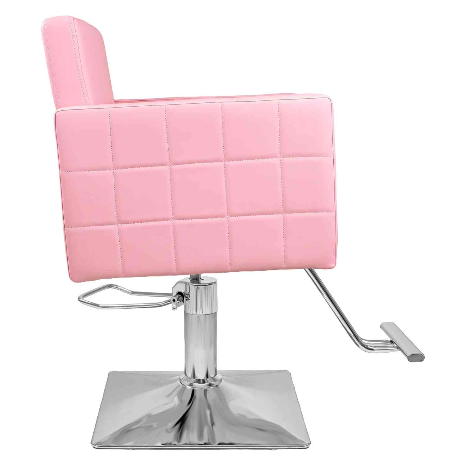 Foto 4 pulgar | Silla de Barbero Nanofort color Rosa Ajustable