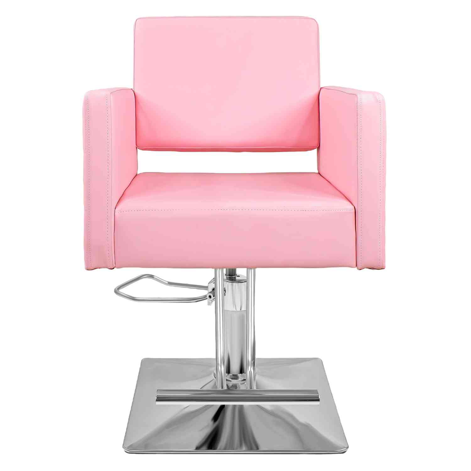 Foto 6 pulgar | Silla de Barbero Nanofort color Rosa Ajustable
