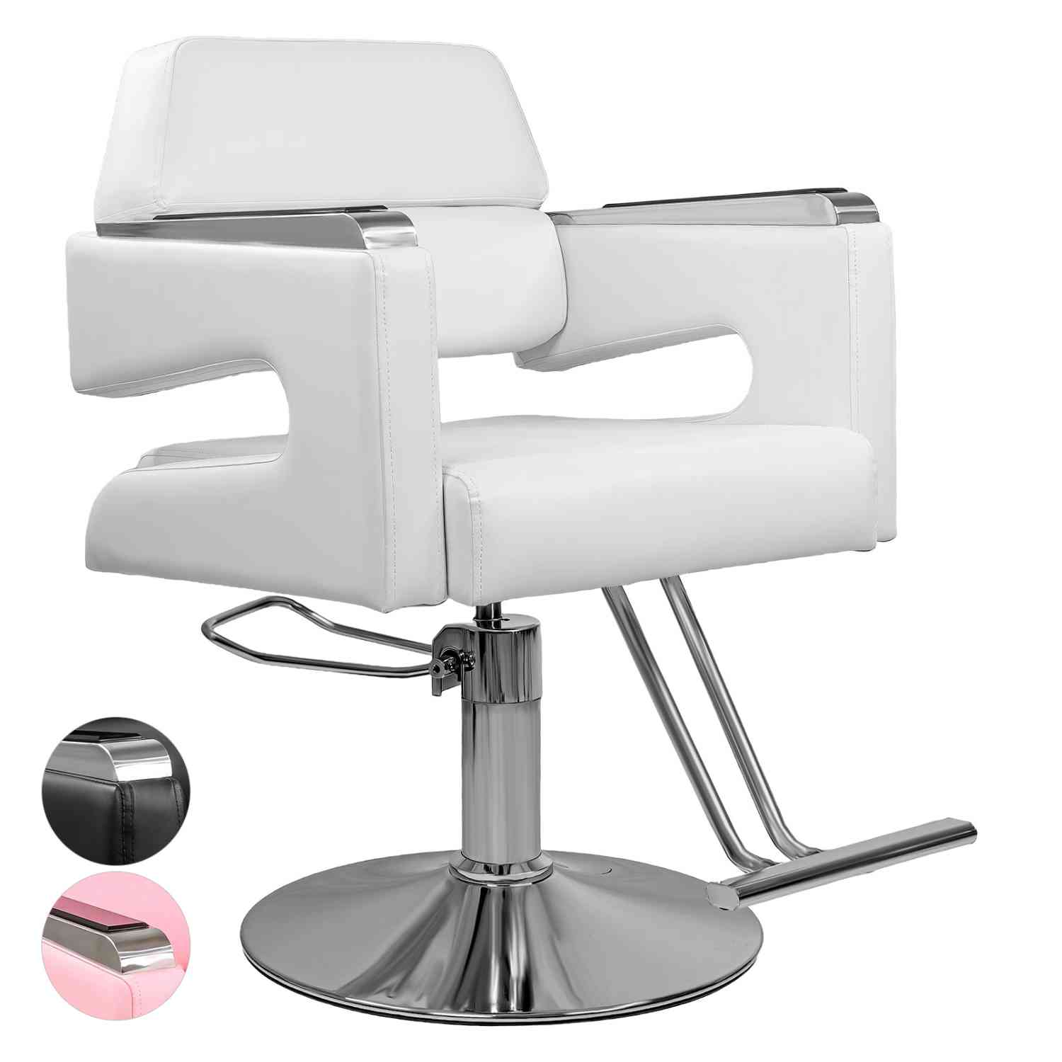 Foto 3 pulgar | Silla Hidráulica para Estática Nanofort Blanca