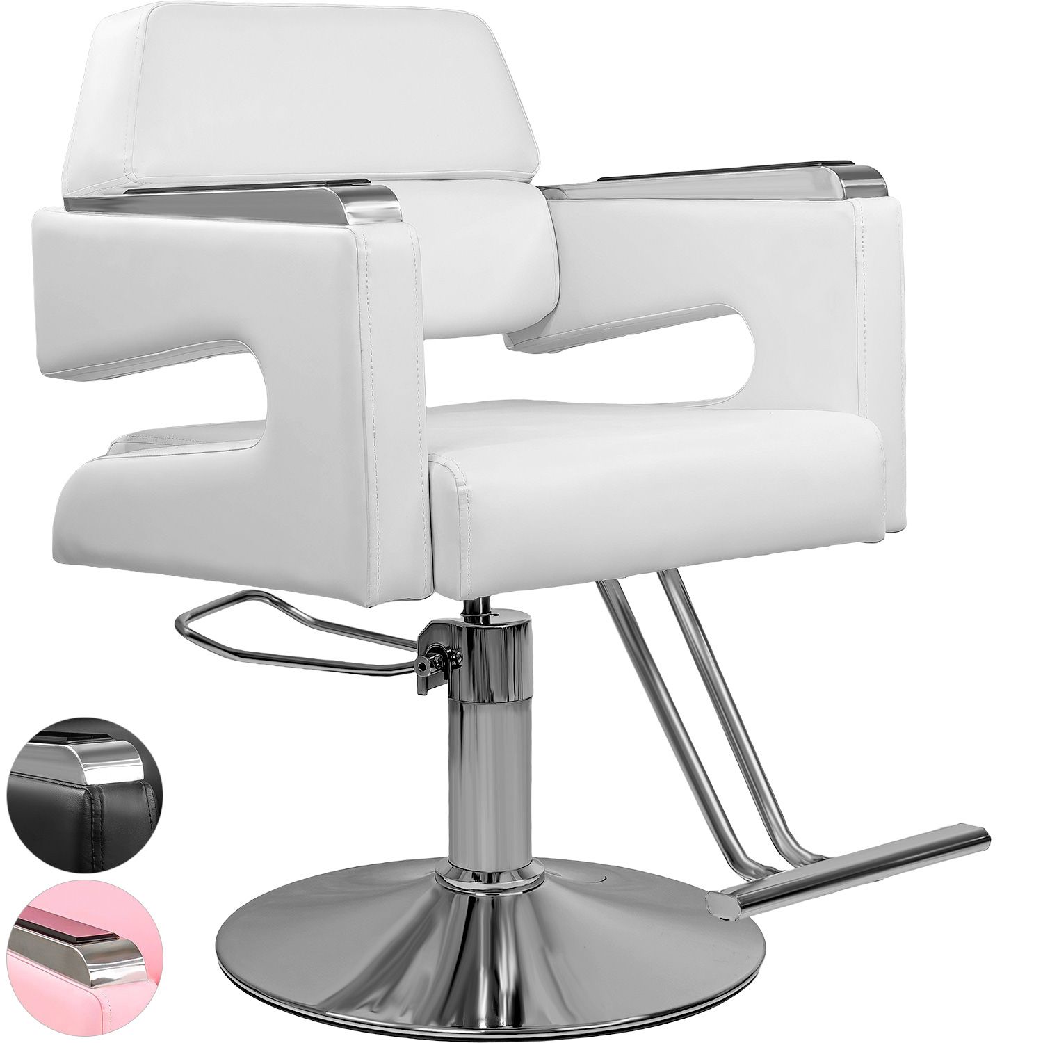 Foto 7 pulgar | Silla Hidráulica para Estática Nanofort Blanca