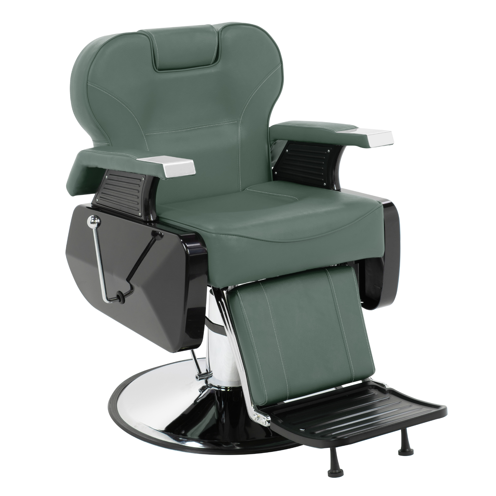 Foto 2 pulgar | Sillón De Barbero Onof Sbg-01 Color Verde Olivo