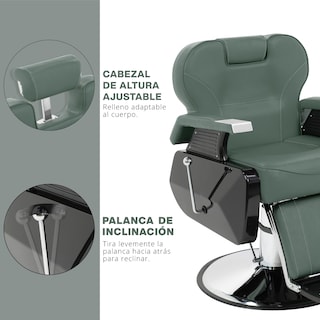 Foto 2 | Sillón De Barbero Onof Sbg-01 Color Verde Olivo