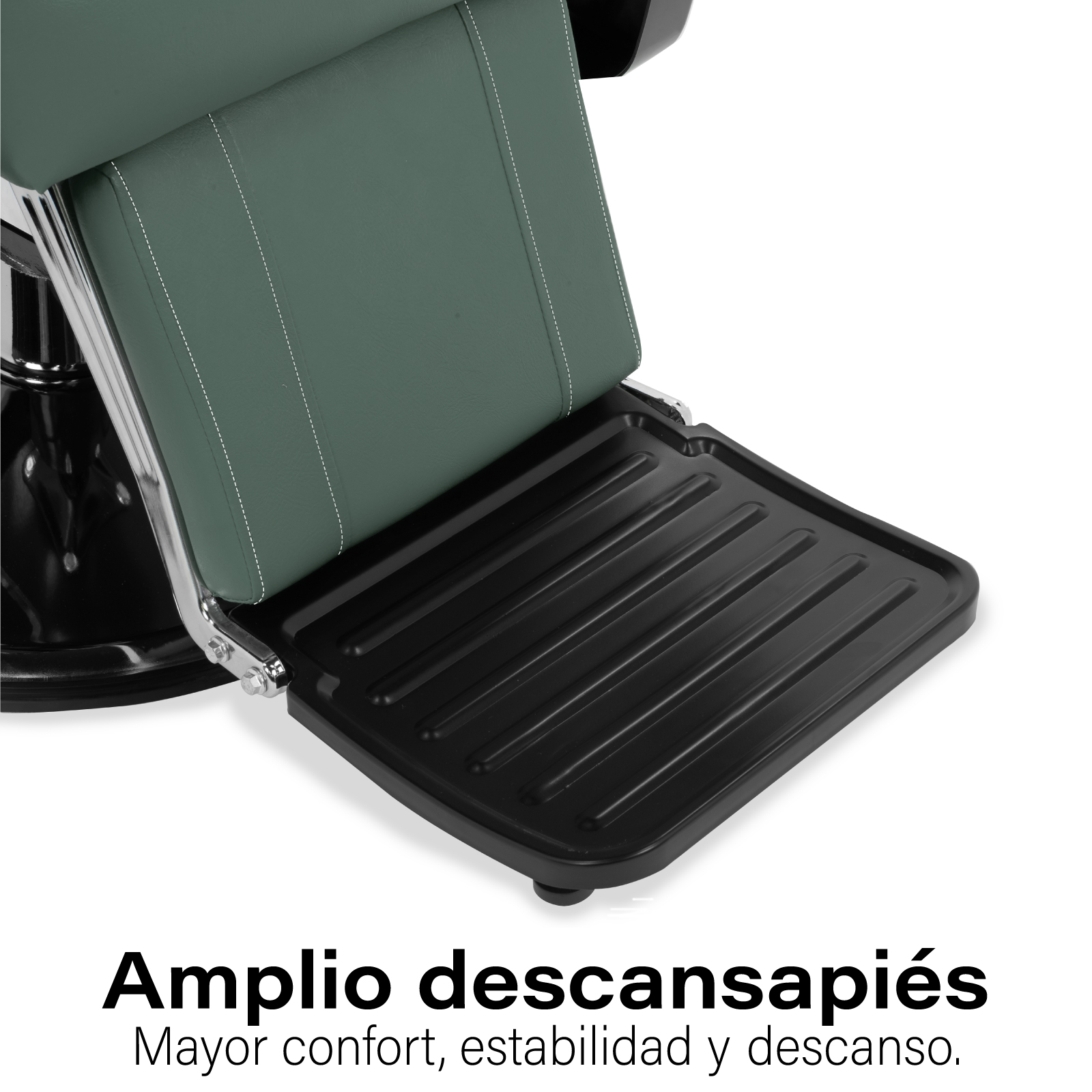 Foto 7 pulgar | Sillón De Barbero Onof Sbg-01 Color Verde Olivo