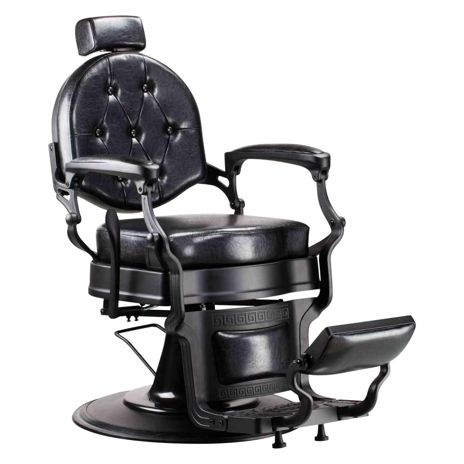 Sillón para Barbería Nanofort Gótico Premium Barberia Lujo Robusto Peluquería Class Negro $13,299