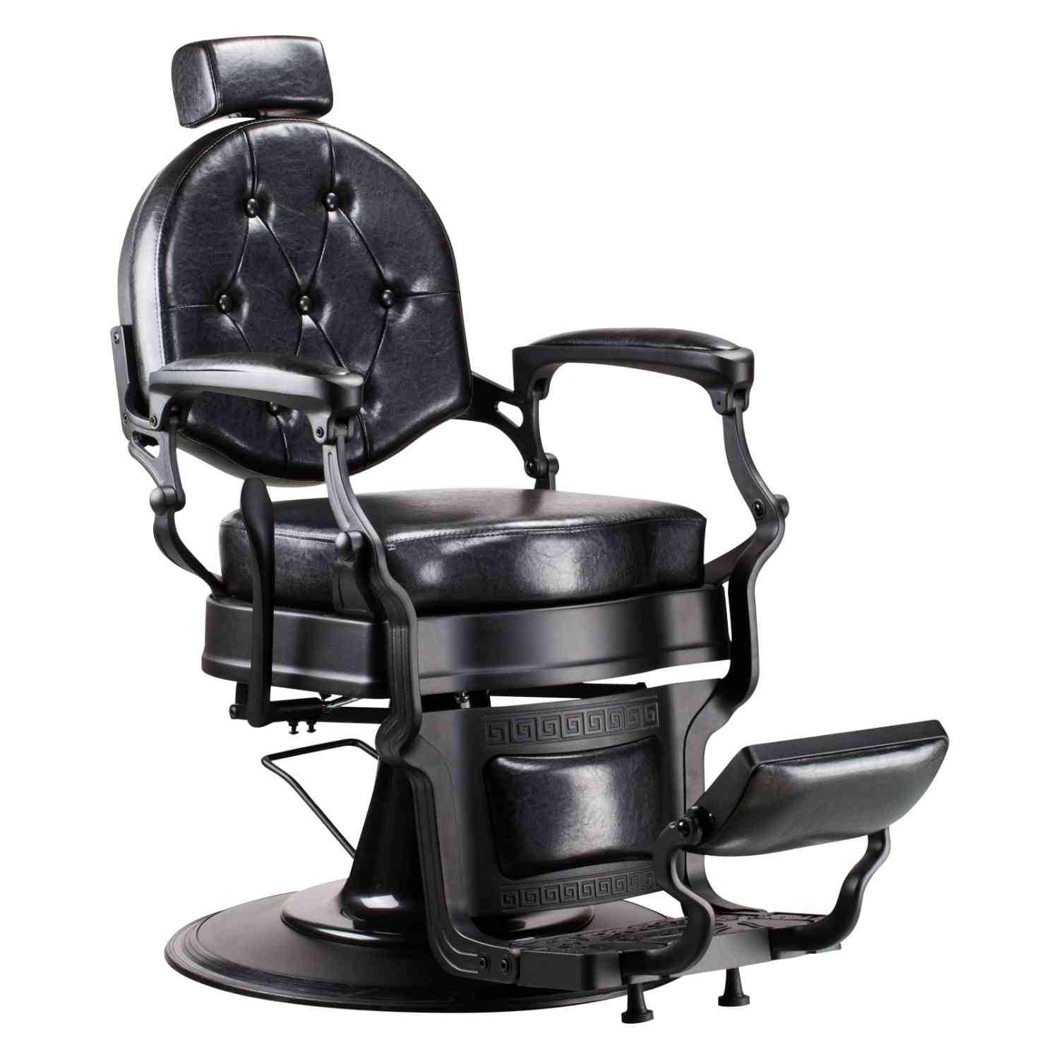 Foto 2 pulgar | Sillón para Barbería Nanofort Gótico Premium Barberia Lujo Robusto Peluquería Class Negro