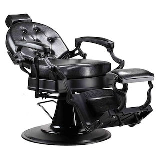 Foto 3 | Sillón para Barbería Nanofort Gótico Premium Barberia Lujo Robusto Peluquería Class Negro