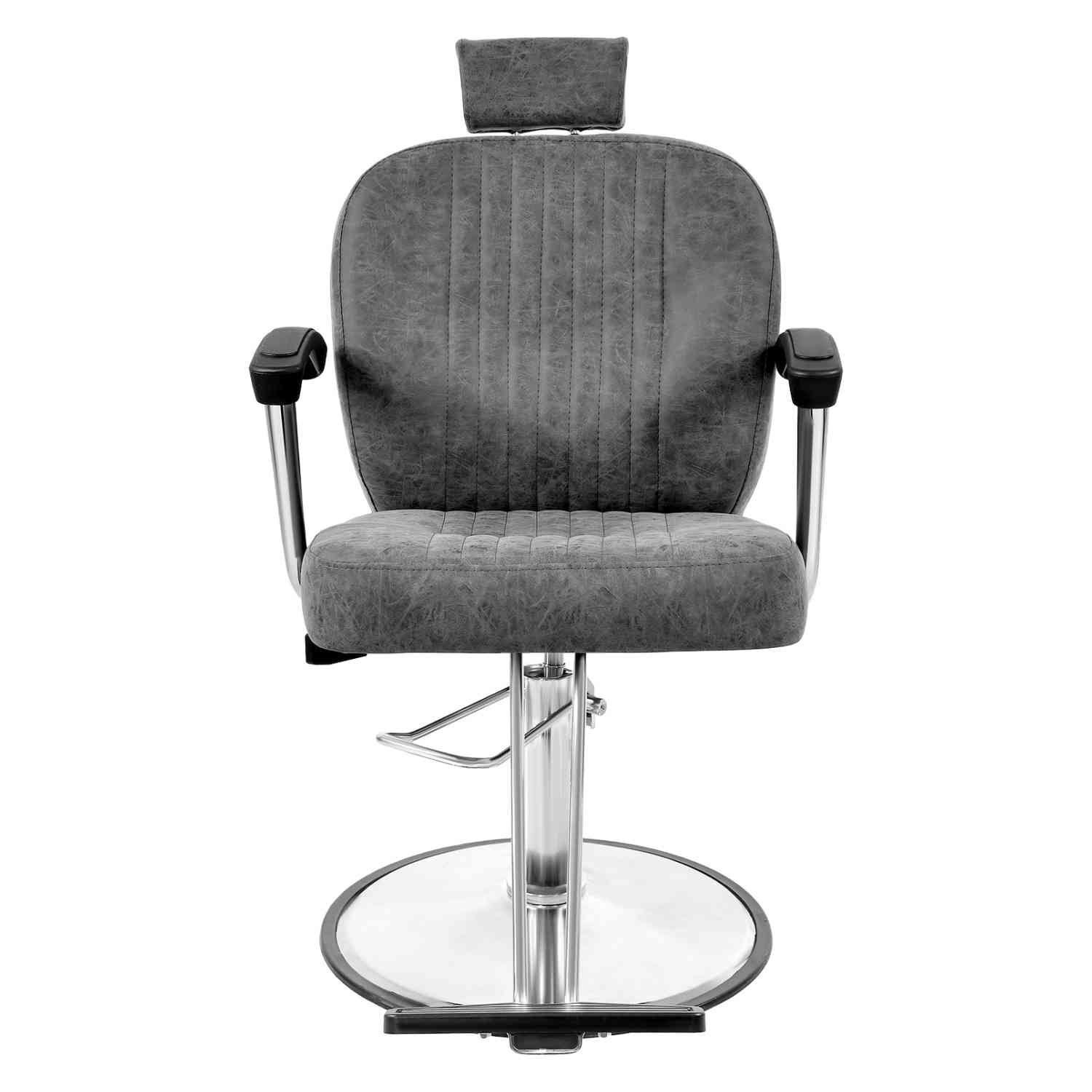 Foto 4 pulgar | Silla de Barbero Nanofort Gris