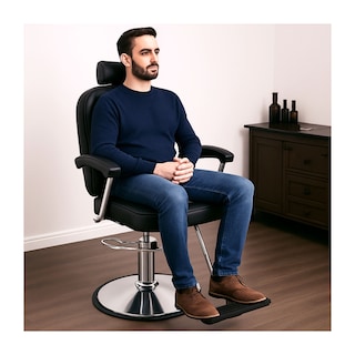 Foto 6 | Sillón para Barberia Nanofort Clasica 360° Negra