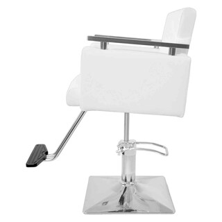 Foto 4 | Sillón para Barberia Nanofort Cuadrada 360° Blanca