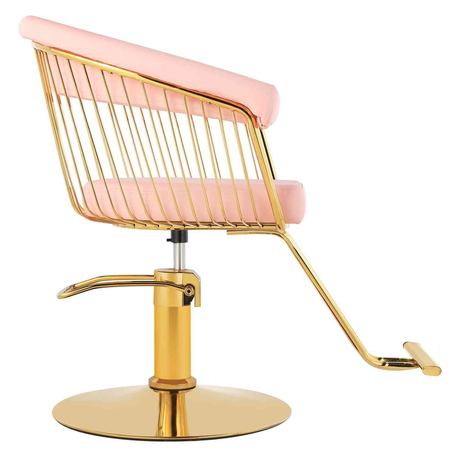 Foto 4 pulgar | Silla de Barbero Nanofort Rosa