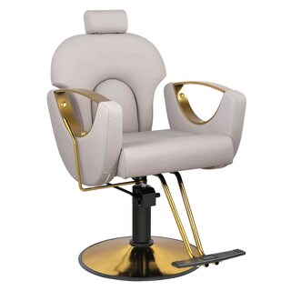 Foto 2 | Silla de Barbero Nanofort Gris