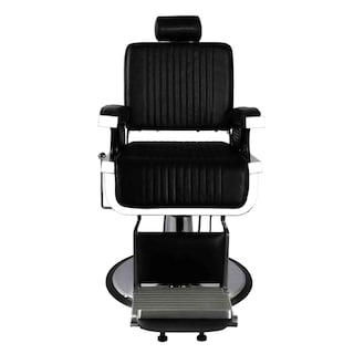 Foto 7 | Sillón Barberia Silla Reclinable Premium Giro 360° Neumática Negro