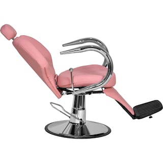 Foto 4 | Silla de Barberia Hidráulico Nanofort Rosa