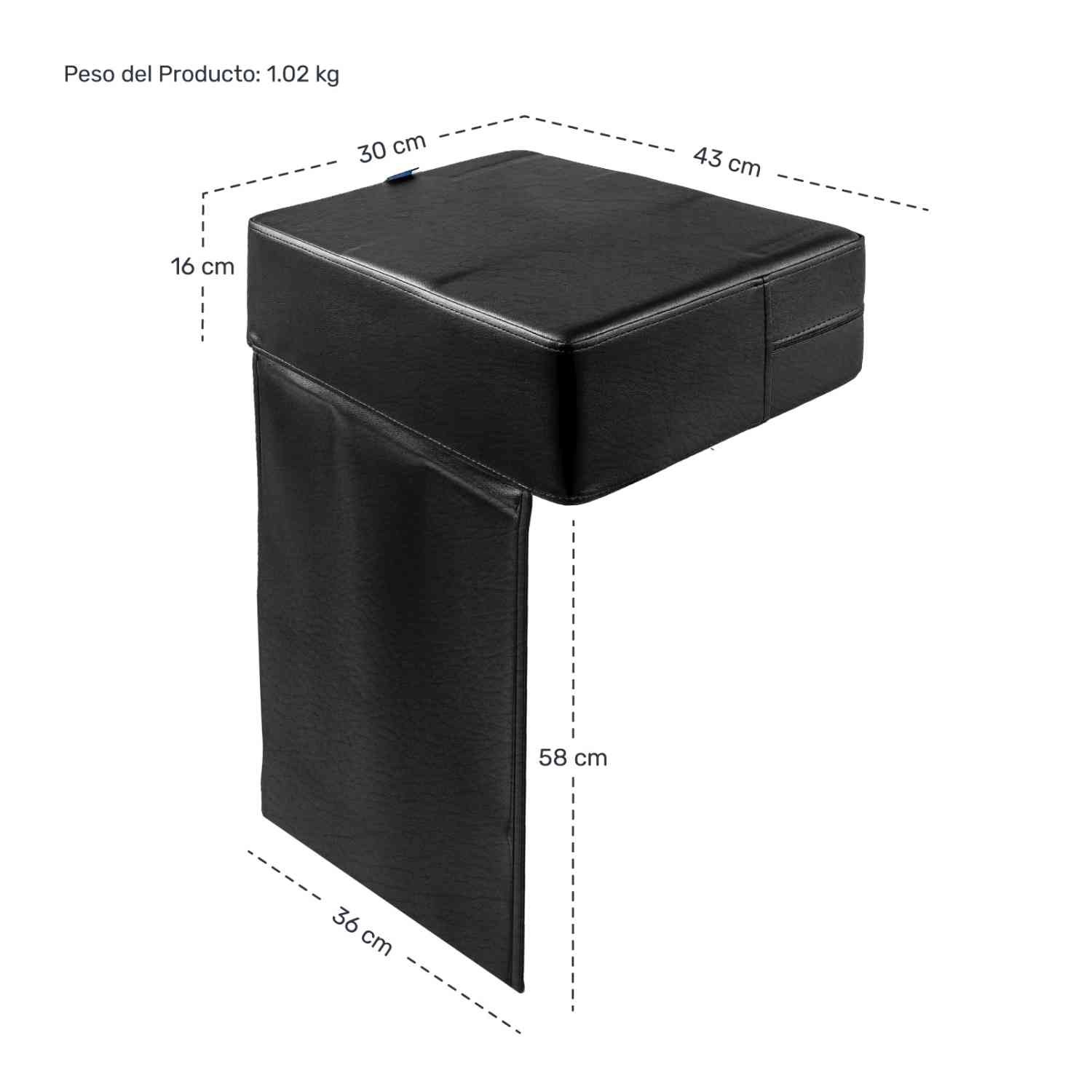 Foto 8 pulgar | Aumento de Silla para Barbero Nanofort