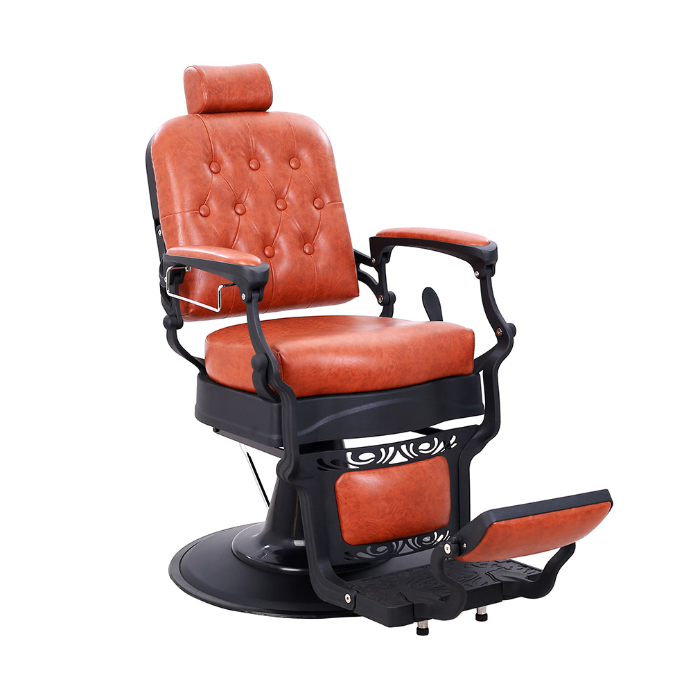 Foto 2 pulgar | Sillón de Barbería Vanlig Hidráulico Reclinable Marrón