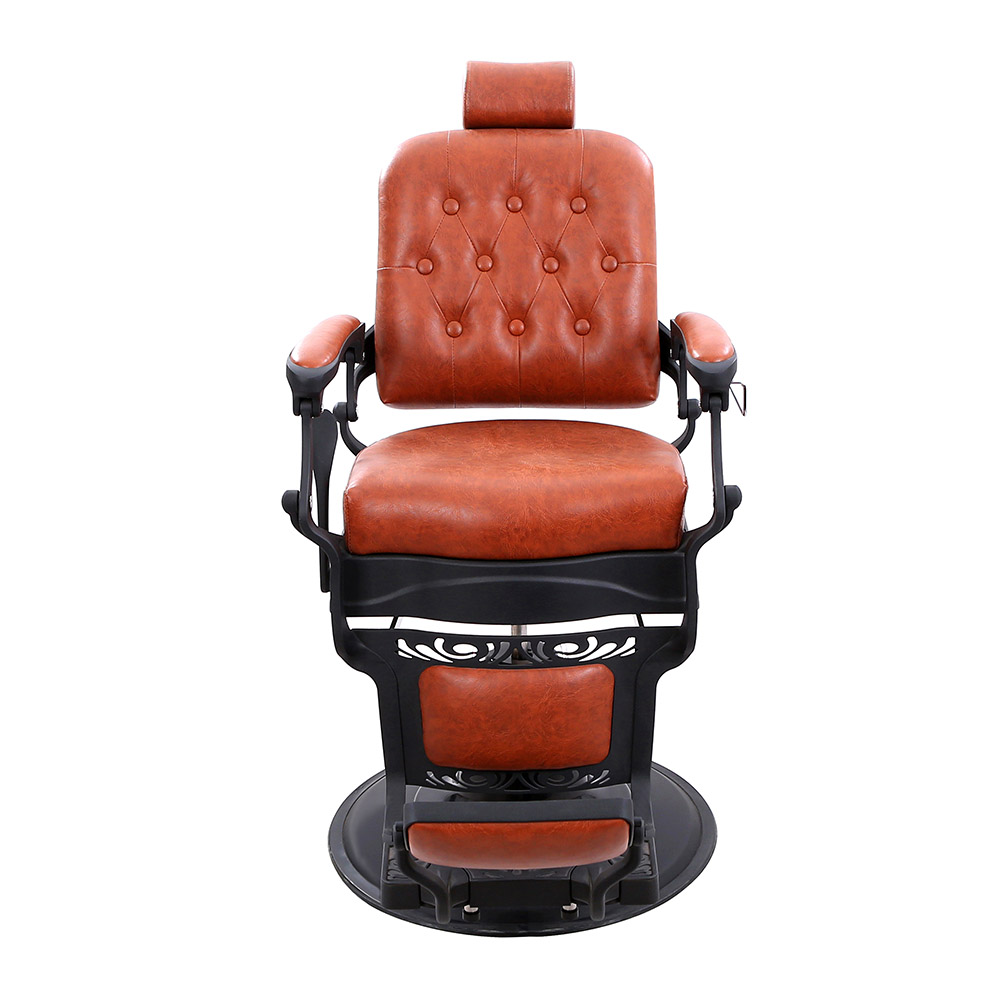 Foto 3 pulgar | Sillón de Barbería Vanlig Hidráulico Reclinable Marrón