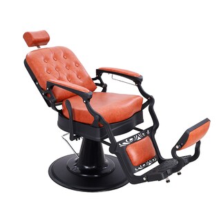 Foto 3 | Sillón de Barbería Vanlig Hidráulico Reclinable Marrón
