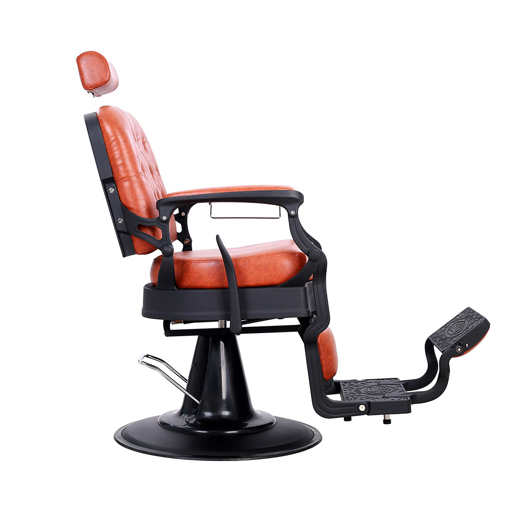 Foto 5 pulgar | Sillón de Barbería Vanlig Hidráulico Reclinable Marrón