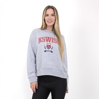 Foto 3 | Sudadera K-Swiss Casual KS Uni Gris para Hombre
