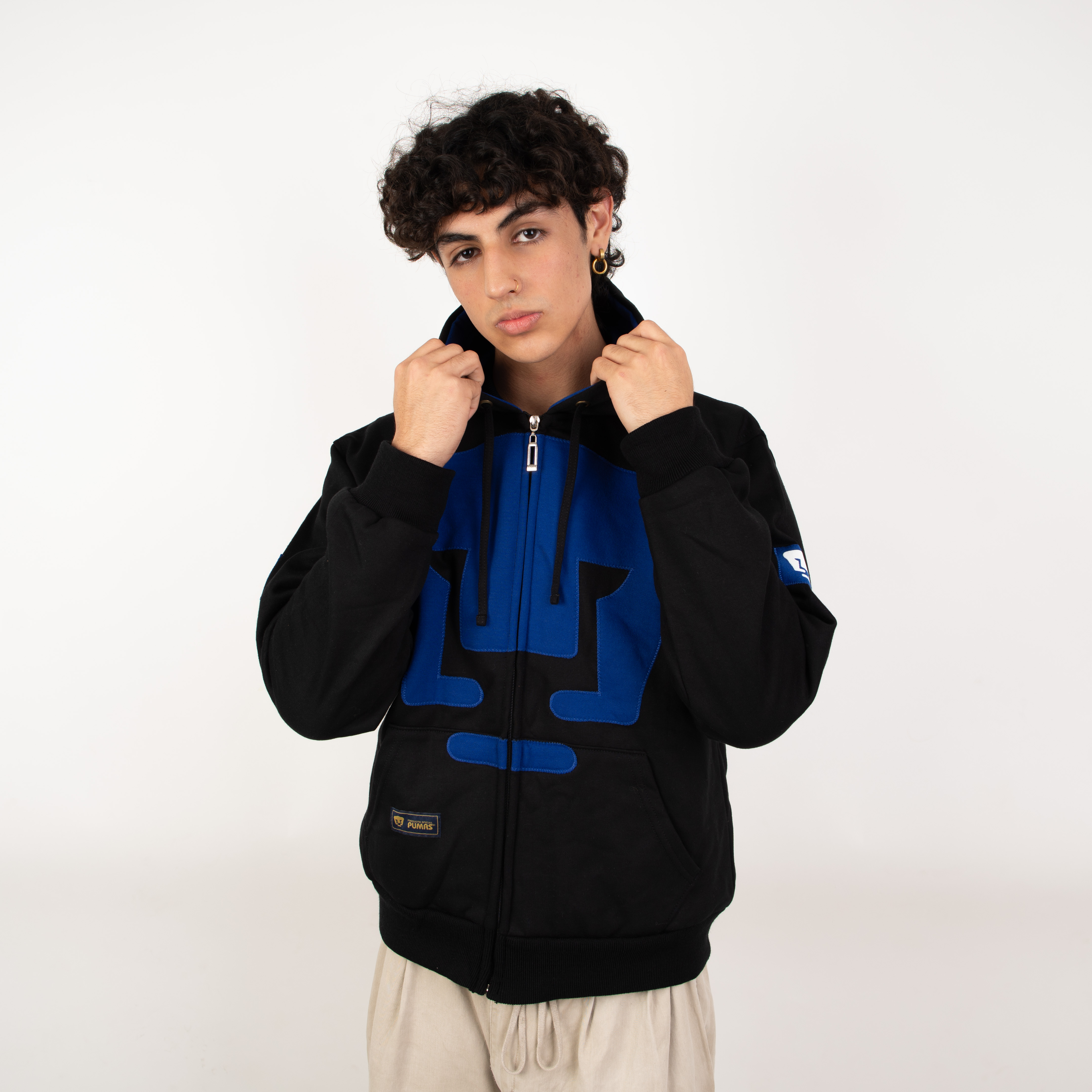 Foto 2 | Sudadera Garra Azul Retro Pumas para Hombre