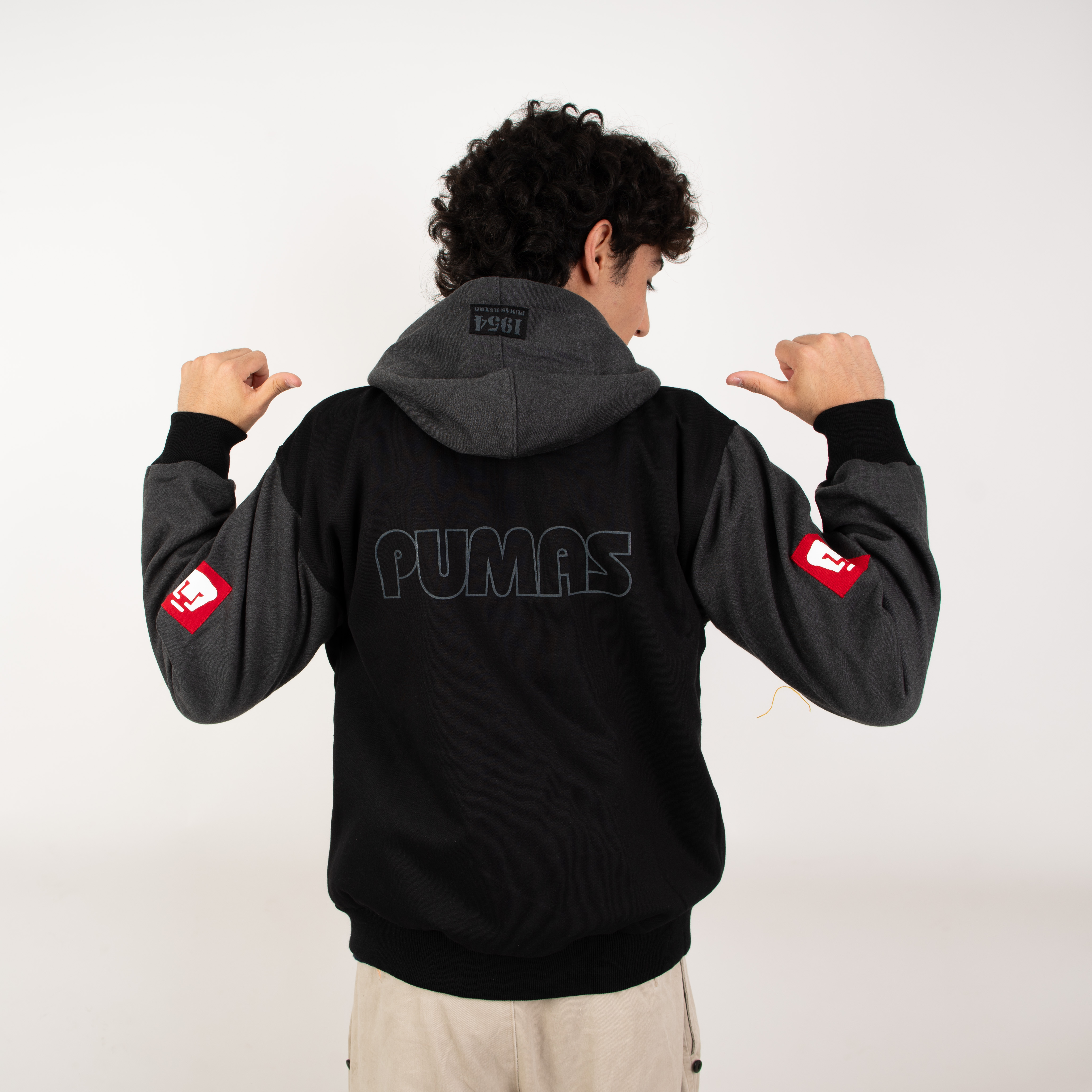 Foto 3 pulgar | Sudadera Garra Azul para Hombre