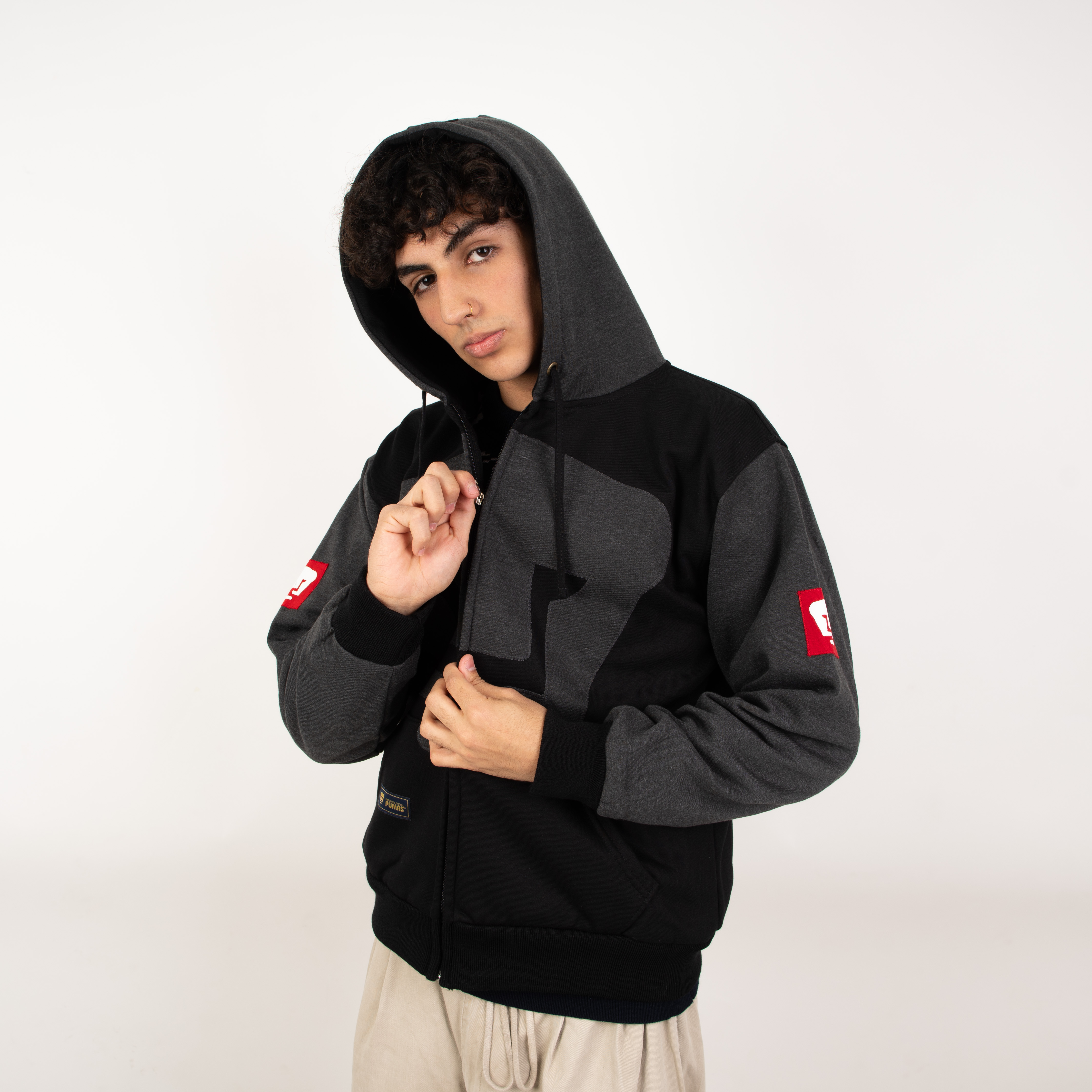 Foto 4 pulgar | Sudadera Garra Azul para Hombre
