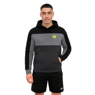 Foto 1 | Sudadera Wilson French Terry Jaspeada Multicolor Con Capucha Hombre