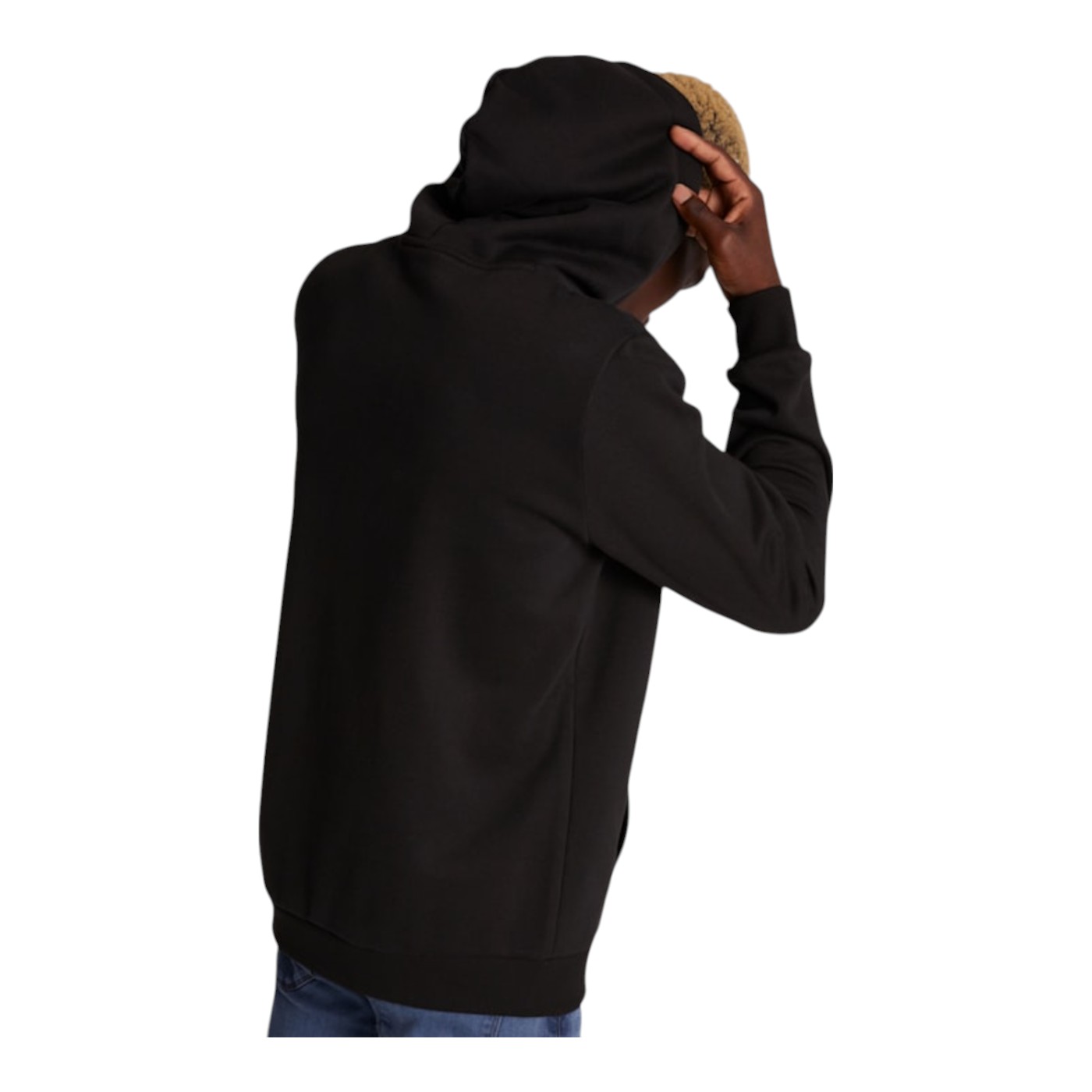Foto 3 pulgar | Sudadera Puma Ess Small Logo Hoodie Fl Para Hombre Color Negro Modelo 58669001
