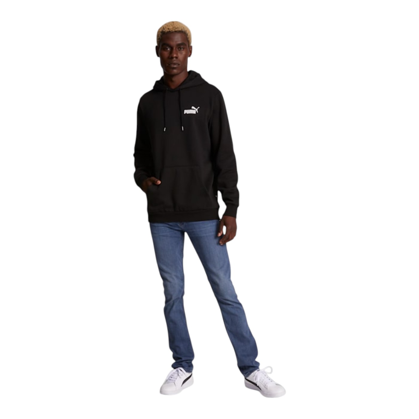 Foto 4 pulgar | Sudadera Puma Ess Small Logo Hoodie Fl Para Hombre Color Negro Modelo 58669001