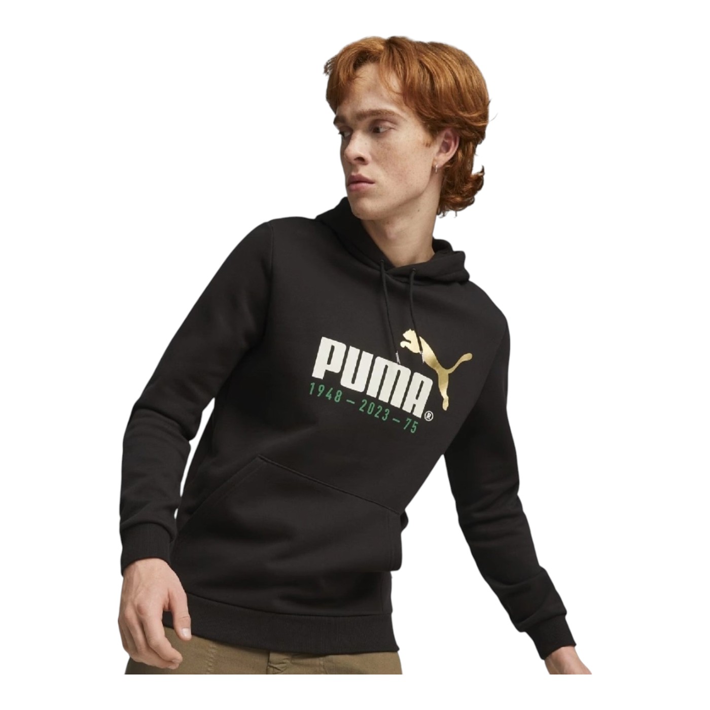 Foto 2 pulgar | Sudadera Puma No. 1 Logo Celebration Hoodie Para Hombre Color Negro Modelo 67602101