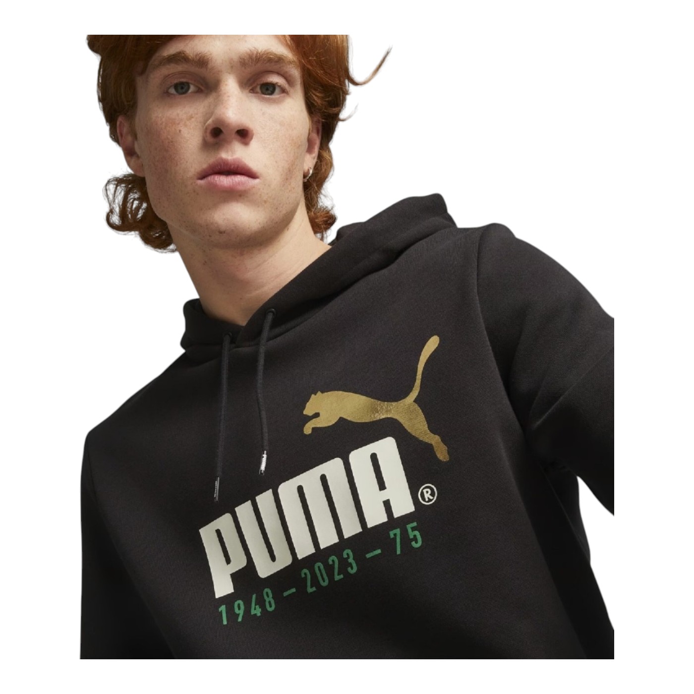Foto 3 | Sudadera Puma No. 1 Logo Celebration Hoodie Para Hombre Color Negro Modelo 67602101