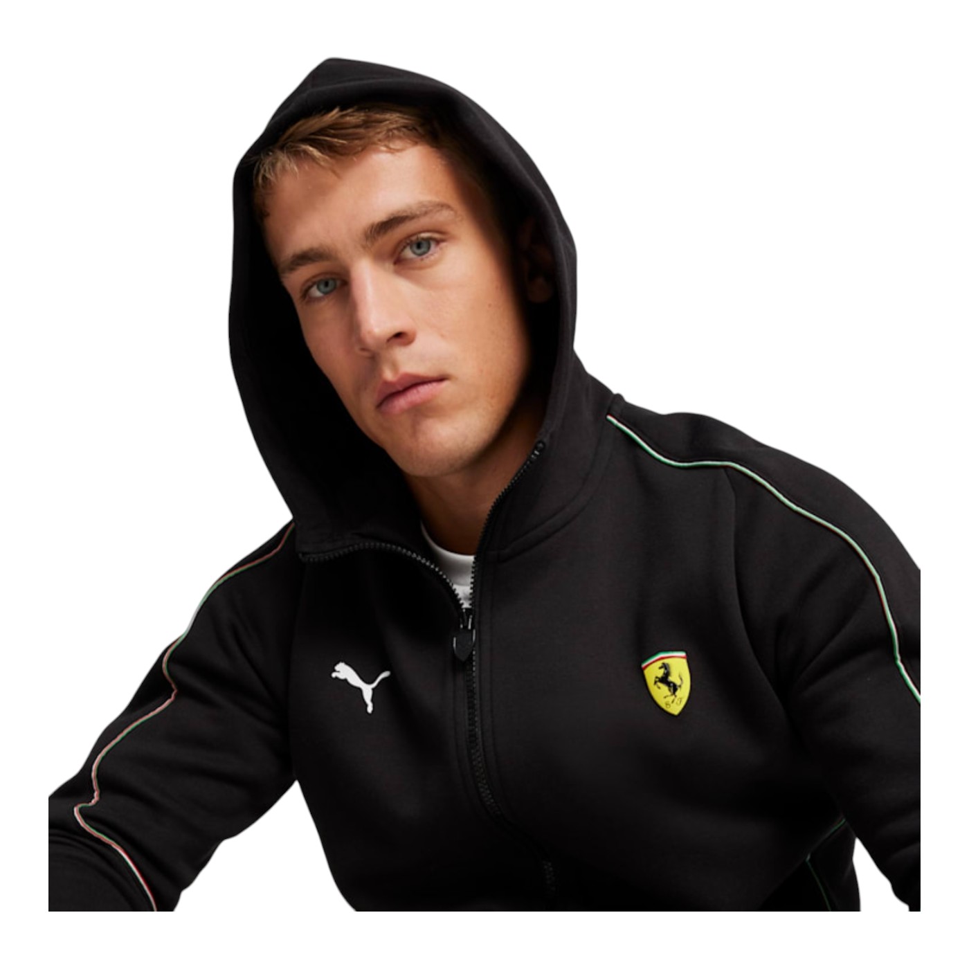 Foto 4 pulgar | Sudadera Deportiva Puma Ferrari Race Hooded Sweat Jac