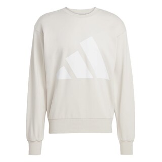 Foto 1 | Sudadera Essentials Logo Grande Felpa Francesa Adidas Beige Hombre