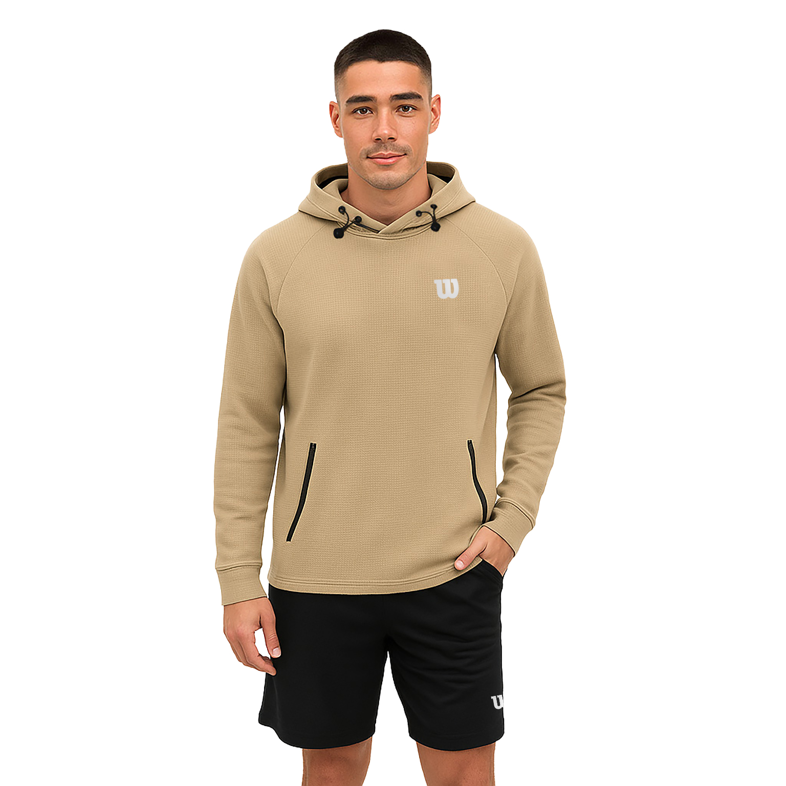 Foto 1 | Sudadera Wilson Waffled Con Capucha Hombre