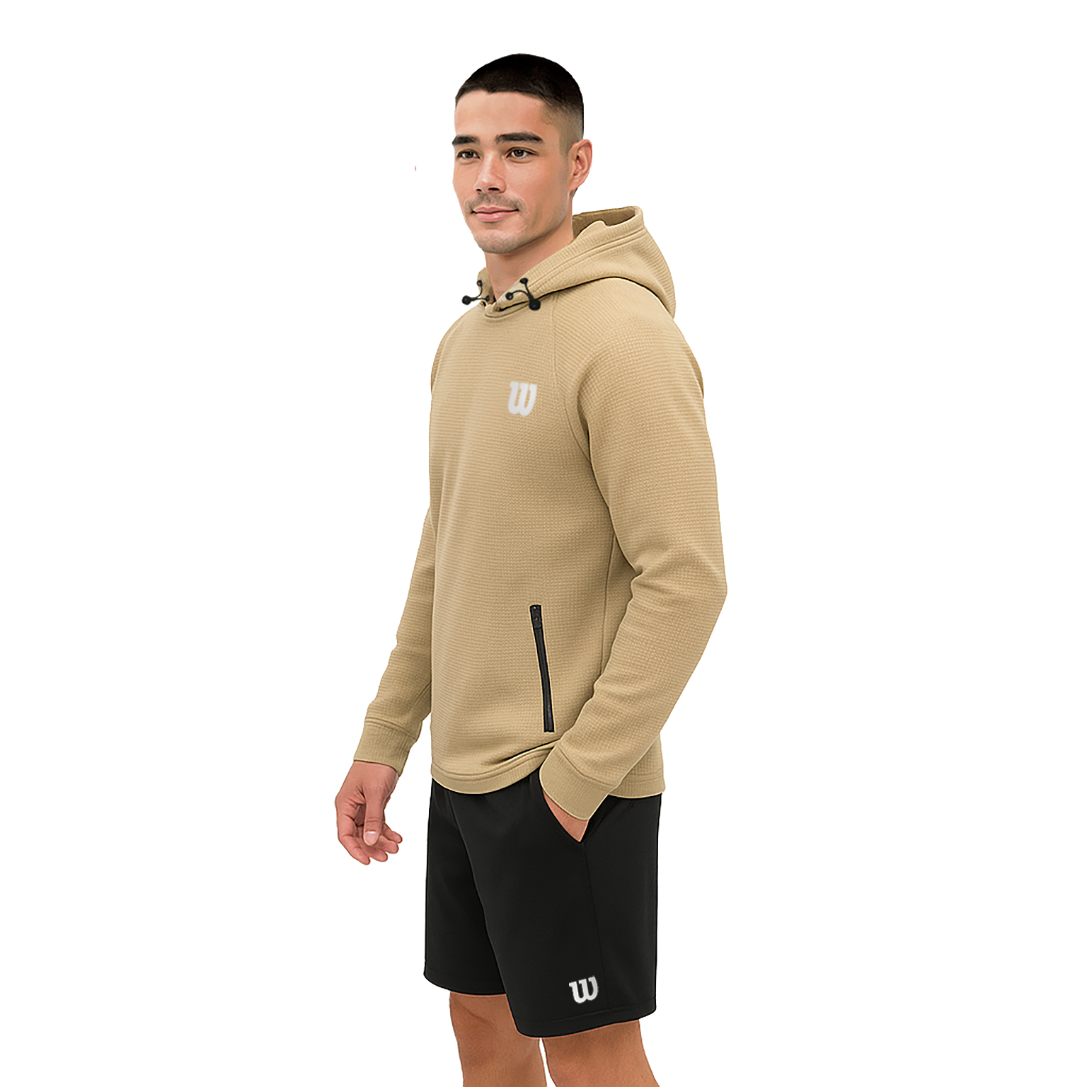 Foto 3 pulgar | Sudadera Wilson Waffled Con Capucha Hombre