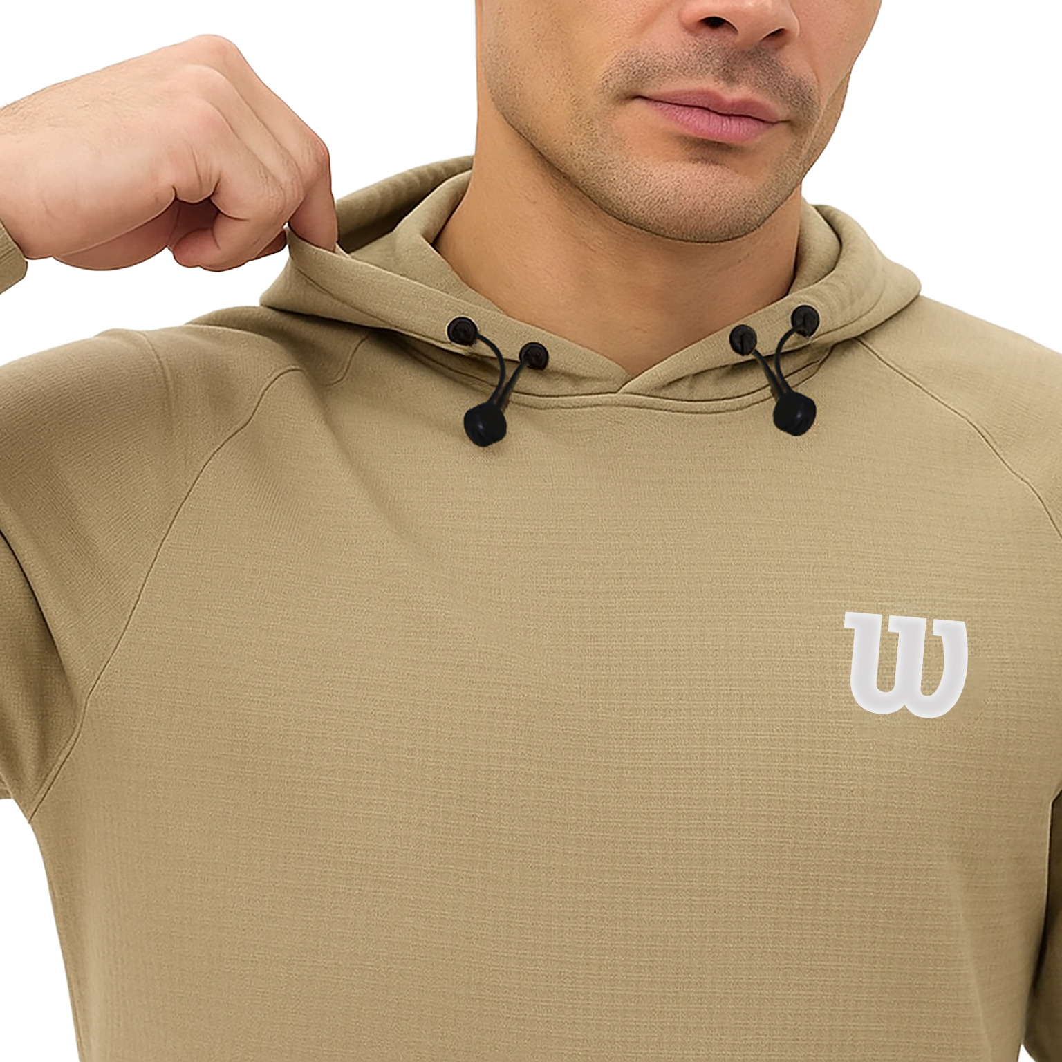 Foto 4 pulgar | Sudadera Wilson Waffled Con Capucha Hombre