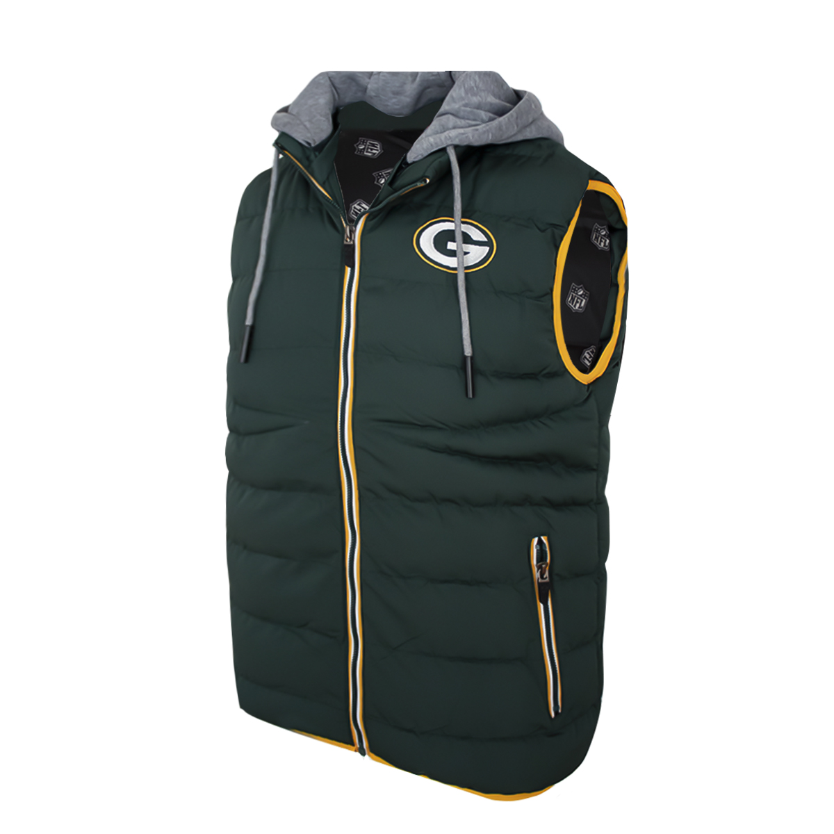 Foto 2 | Chaleco Nfl Para Caballero Green Bay Packers 100% Original