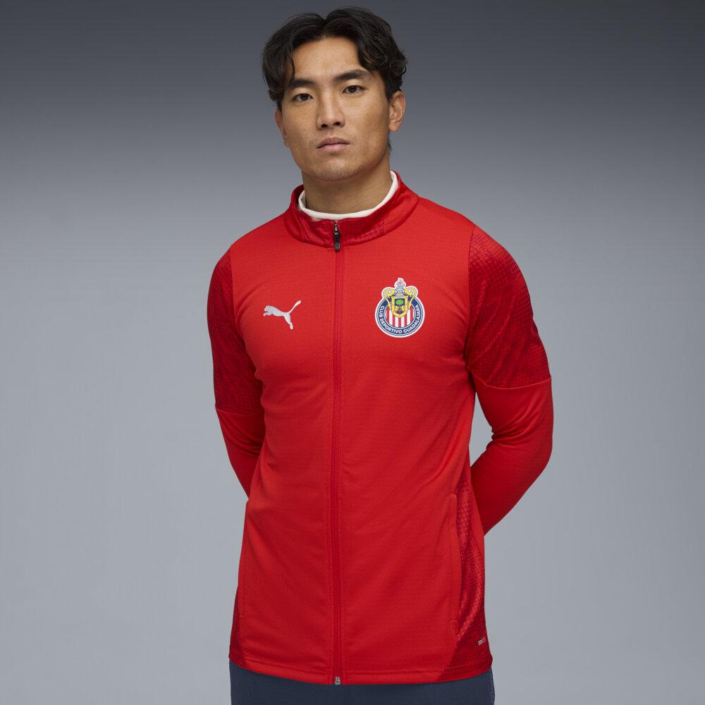 Foto 4 pulgar | Chamarra Puma Chivas Para Entrenamiento Para Hombre Rojo