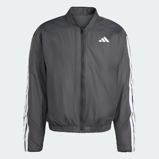 Foto 3 | Chamarras Bómber Aislantes Essentials Con Climawarm Y Las 3 franjas Adidas Negro Hombre