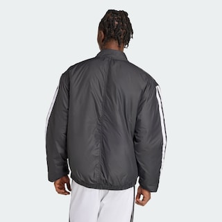 Foto 4 | Chamarras Bómber Aislantes Essentials Con Climawarm Y Las 3 franjas Adidas Negro Hombre