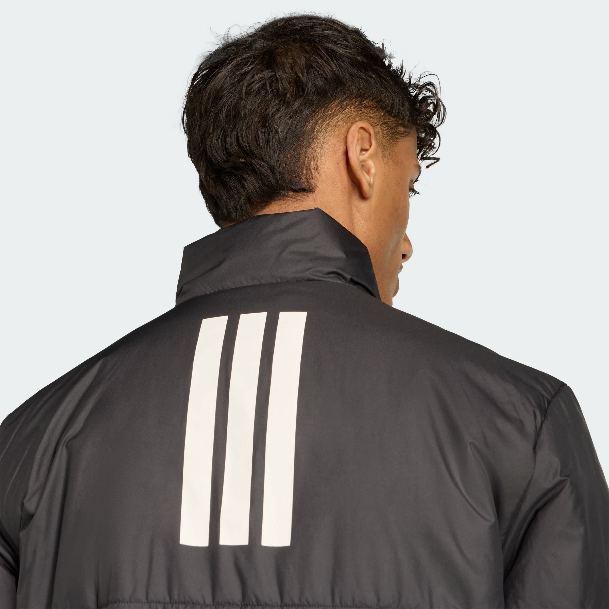Foto 7 pulgar | Chamarra Aislante Bsc Climawarm Con Las 3 franjas Adidas Negro Hombre