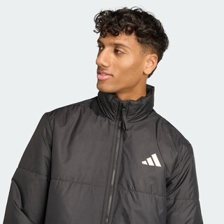 Foto 7 | Chamarra Aislante Bsc Climawarm Con Las 3 franjas Adidas Negro Hombre