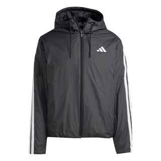 Foto 1 | Chamarra Con Gorro Térmica Essentials Climawarm 3 Franjas Adidas Negro Hombre