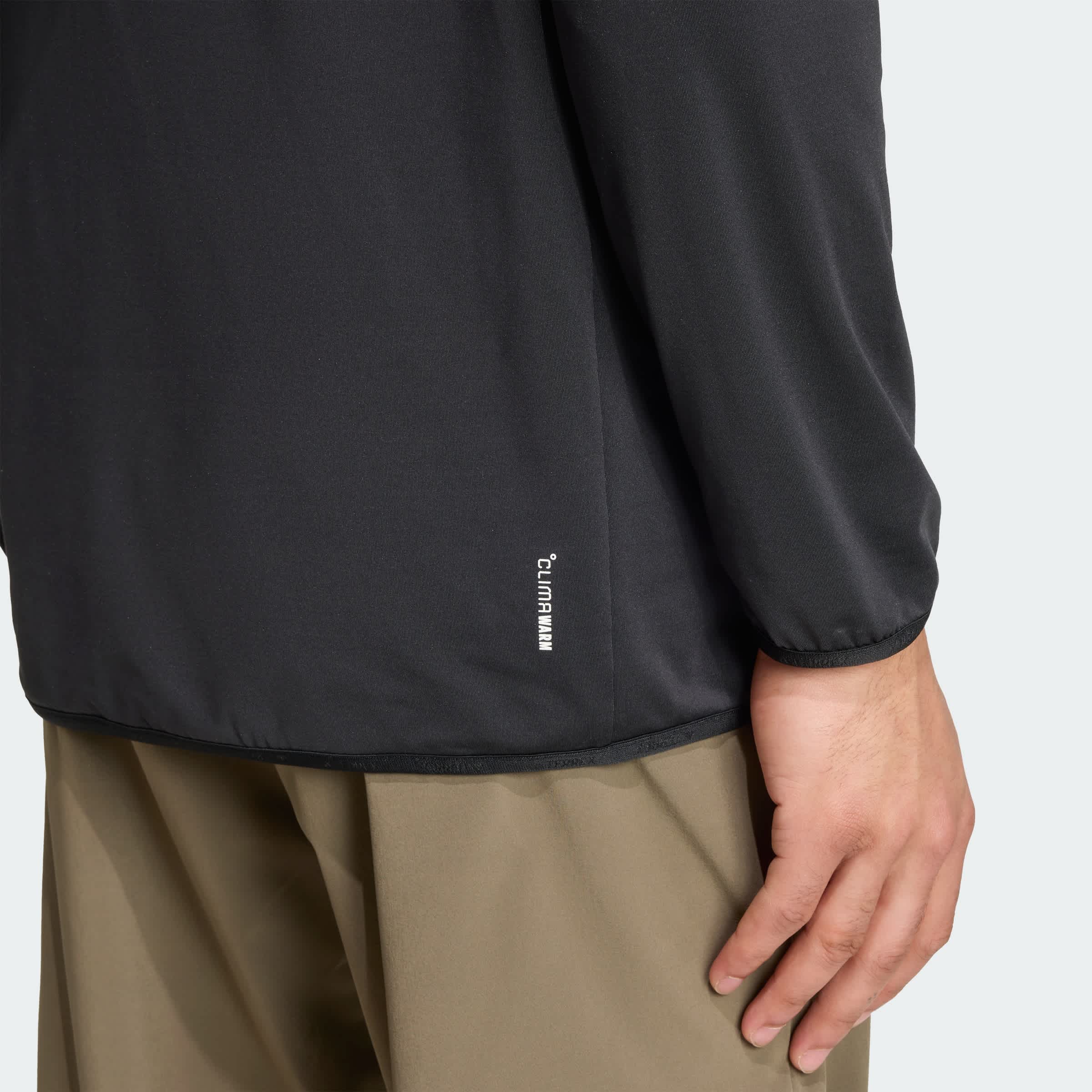 Foto 8 pulgar | Chaqueta De Felpa Terrex Multi Climawarm Técnica Con Medio Cierre Adidas Negro Hombre