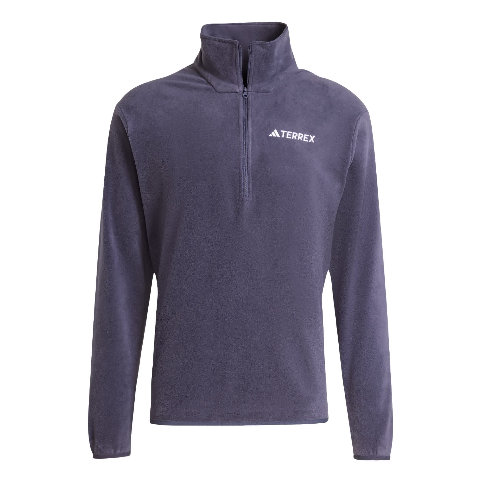Foto 1 | Chamarra De Felpa Multi Essentials De 1/2 Cierre Adidas Azul Hombre